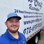 Pro-Craft Restoration team member wearing company uniform.